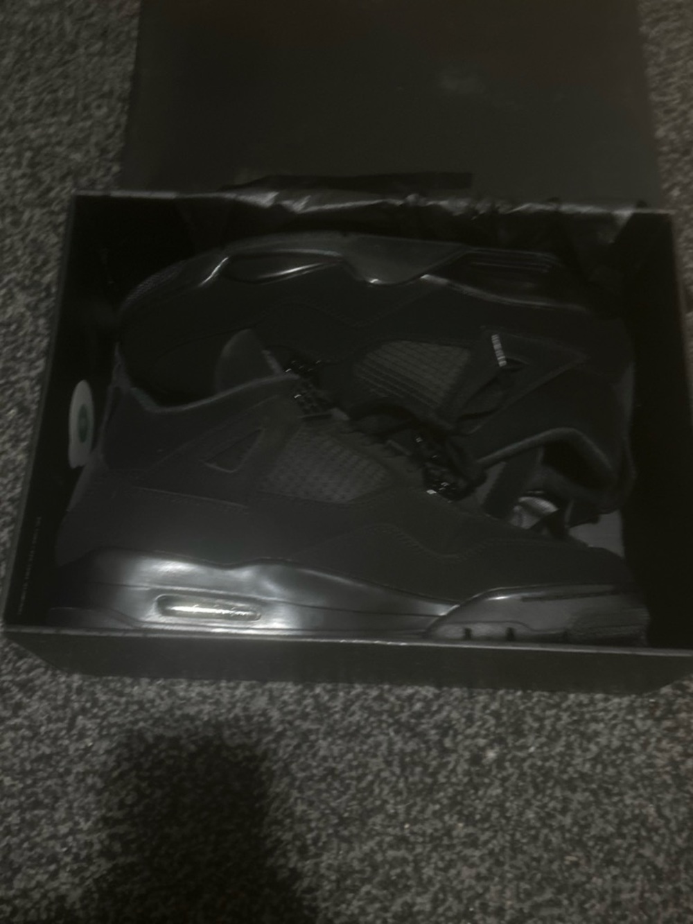 Jordan Men's Black Retro Basketball Sneakers